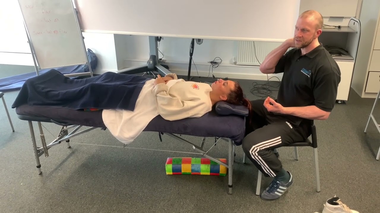 Levator Scapula Positional Release technique (Strain/Counter-Strain)