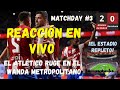 ATLÉTICO DE MADRID VS. BARCELONA (2-0) | REACCIÓN EN EL WANDA METROPOLITANO | LA HINCHADA ENLOQUECE