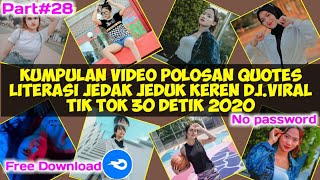 Mentahan video polosan Jedak-jeduk keren Dj.viral Tik tok 2020 || Free download