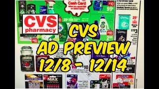 CVS AD PREVIEW 12/8 - 12/14 | HOT CVS CASH CARD, FEMININE CARE & MORE!