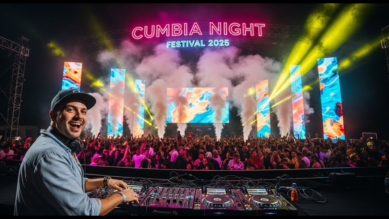 Modern Cumbia Remix 2025 ⚡ Electro Latin Dance Experience