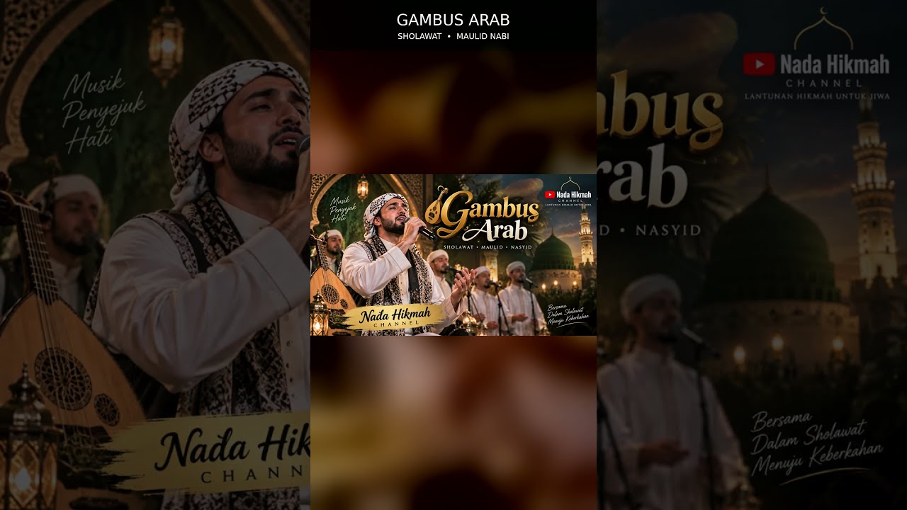 Gambus Arab Merdu 🤍 Sholawat & Maulid Nabi Muhammad SAW #shorts #shortvideo #shortviral