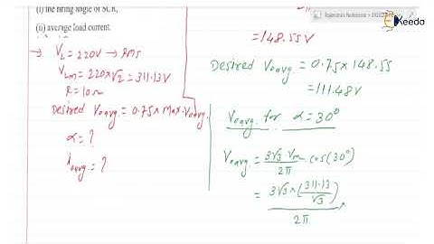 Mastering Problems On Three Phase Controlled Rectifiers | GATE Power Electronics Numerical 4