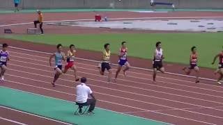 20161010静岡中部陸協記録会男子100m8組