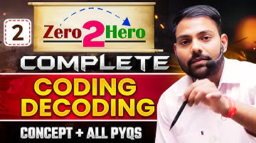 Coding Decoding Reasoning part-2 | RMS & Sainik School Exam 2025 | By Sachin Sir