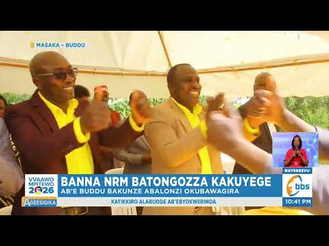 Aba NRM Batongozza Kakuyege E Buddu Basuubizza Okunyweza Ebituukiddwako 