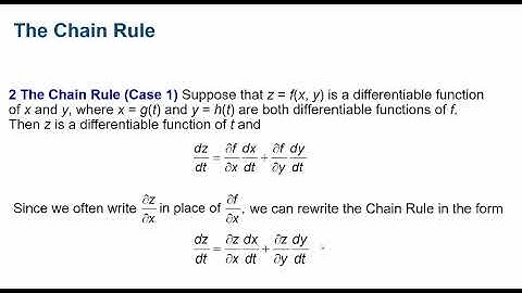 Calculus 3 - Section 14.5: The Chain Rule - Part 1