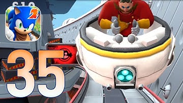 Sonic Dash 2: Sonic Boom Gameplay Walkthrough Part 35 - Eggman (iOS, Android)