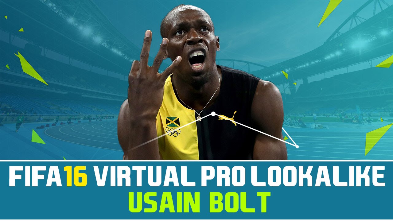 FIFA 16 | VIRTUAL PRO LOOKALIKE TUTORIAL - USAIN BOLT