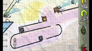 Fragger Stick Man Level 24 - Solution Walkthrough