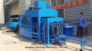 DF10-10S interlocking brick making machine with automatic stacking system