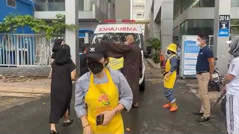 Chiều ngày 20/09/2021 HTT Chùa Tường Nguyên bàn giao 3 chiếc xe cứu thương cho TT Y Tế TP.Tân An