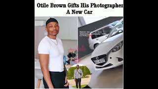 OTILE BROWN BUYS HIS PHOTOGRAPHER A BRAND NEW CAR