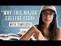 "Why This Major" College Essay || Structure + Example Anecdotes!