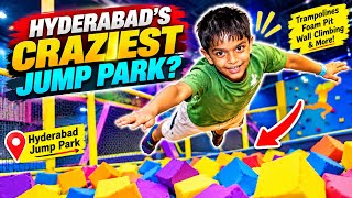 ULTIMATE Trampoline & Soft Play Arena in Hyderabad! 😱 (JustJumpin Tour) screenshot 4
