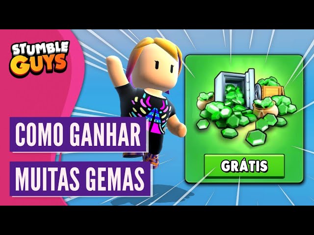 como ganhar gemas no stumble guys #fy #gemas #stumbleguys #gratis