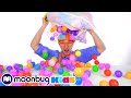 Aprendamos Colores con Pelotas - Vídeos Educativos | @Blippi Español l Moonbug Kids en Español