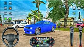 Taxi sim 2021 gameplay|New Car Dodge Challenger in City Car Driving|Crazy Taxi Gameplay| screenshot 5