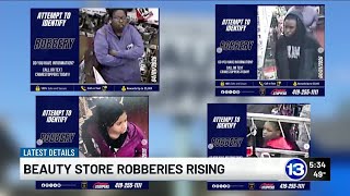 Beauty store robberies turn violent in Toledo