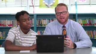 How students in the Gadsden City School system access Clever and IXL