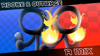 Adobe & Outrage A Remix - FNF: Computerized Conflict