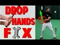 Ball Hits Batters Hand While Swinging