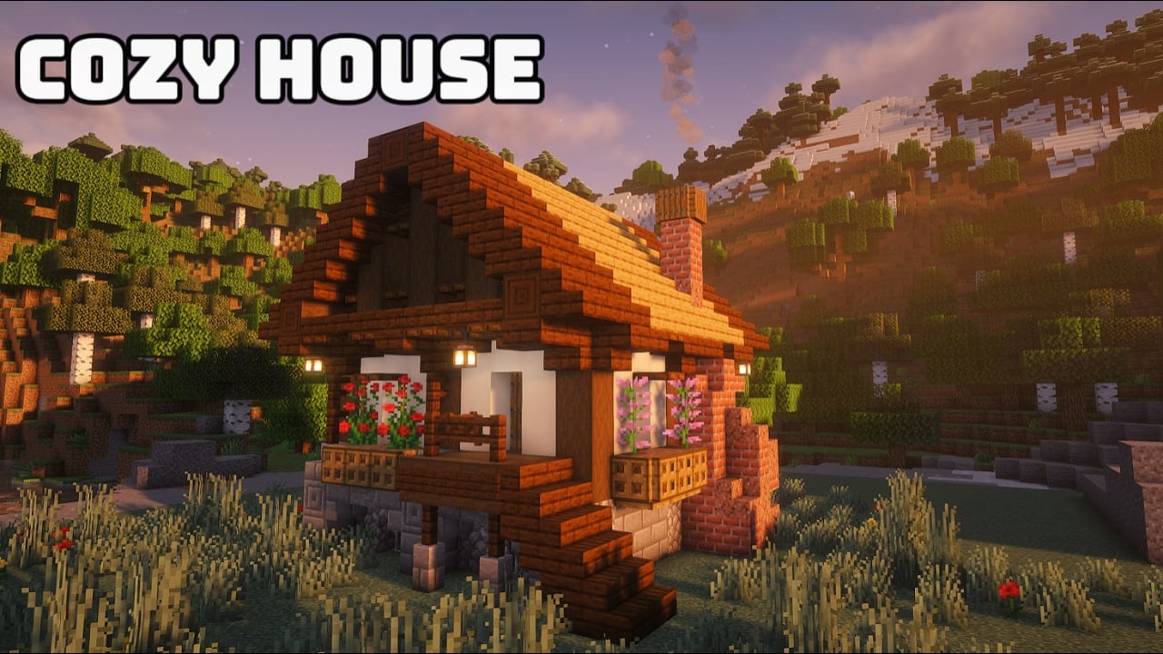 Minecraft: How to Build a Cozy Survival House - YouTube