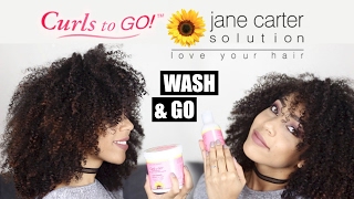 Super Defined Wash &amp; Go for Curly &amp; Coily Hair | Jane Carter Curls to Go!