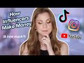 How Influencers Make Money (& How Much?)