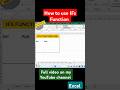 How to use IFs function in Excel. #shorts #shortsvideo #youtubeshorts #trending #excel #maadurga