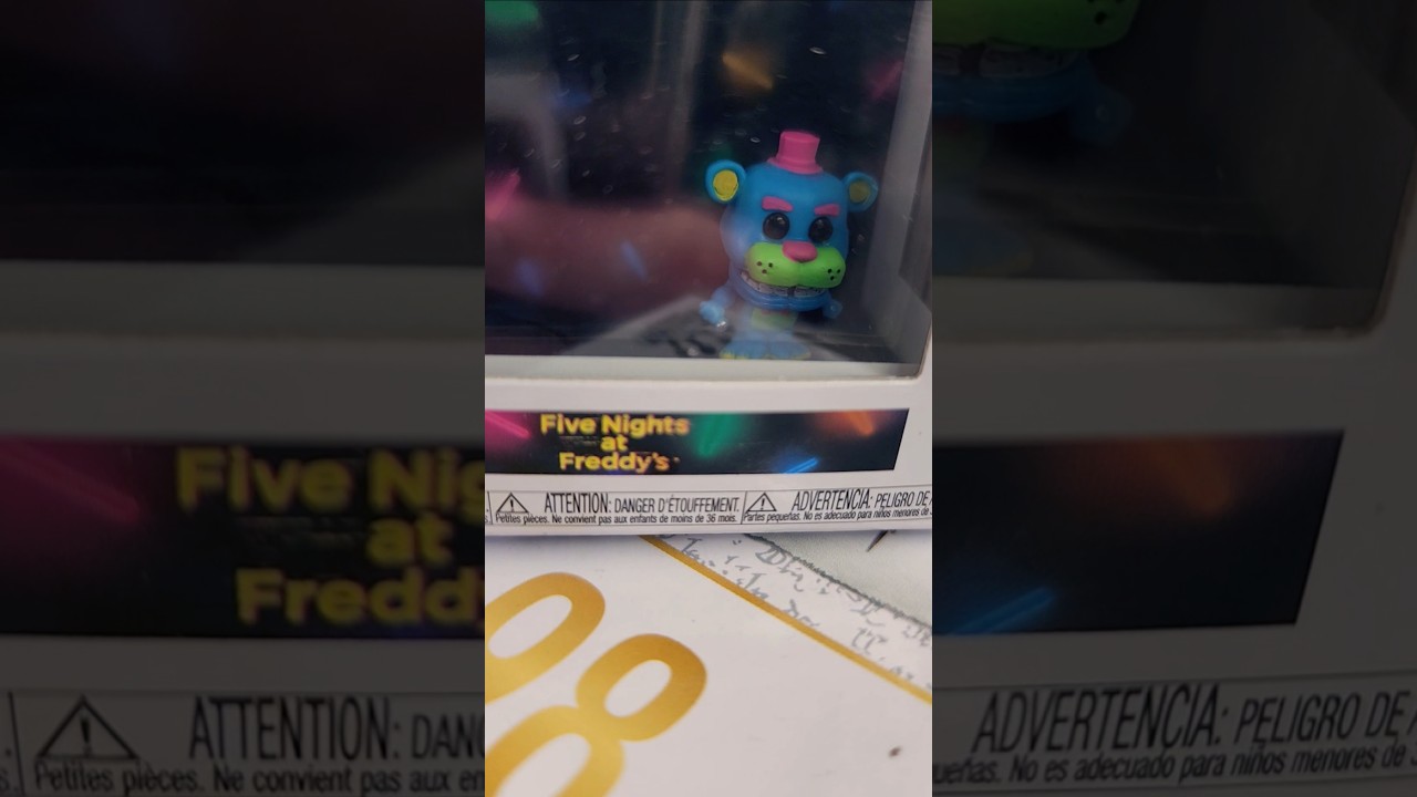 Blacklight freddy funko mini pop deluxe 