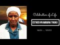 Esther nyambura thuku farewell on 15th march 2022