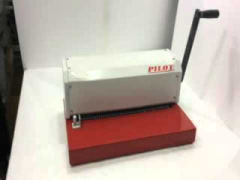 A3 PILOT SPIRAL BINDING MACHINE