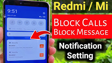 Block Call & Block Message ki Notification kaise on kare Redmi/Mi mobile me ? Ali