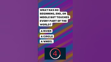 What Has No Beginning, End, or Middle? 🔄 Guess It!