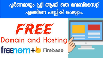 Publish a Website Completely Free Custom Domain & Hosting | Malayalam Tutorial.