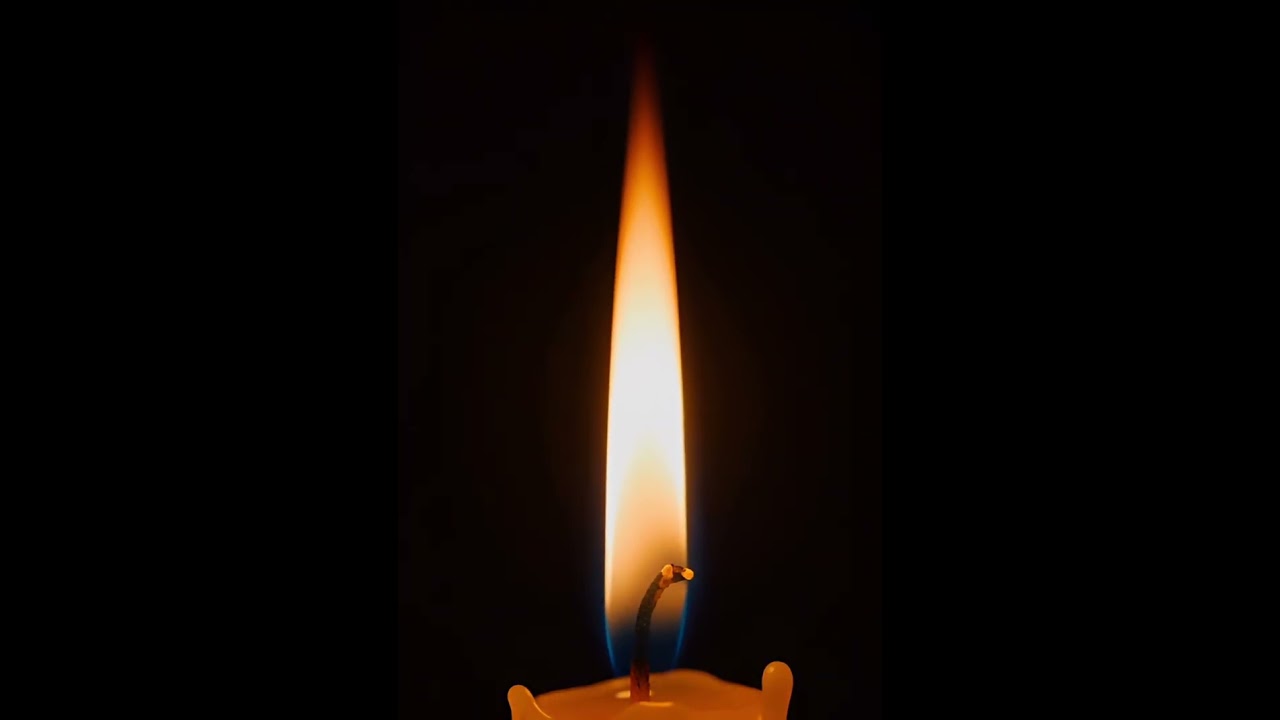 Candle Flame Close-UP