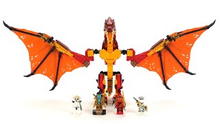 LEGO Ninjago Legacy Set 71753 - Kais Feuerdrache aus 2021 / 10 Jahre LEGO  Ninjago - YouTube