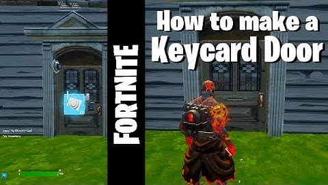 How to make a Keycard Door in Fortnite Creative