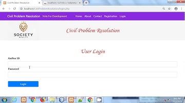 PHP Mysql Project Part 11  |  Civil Problem Resolution