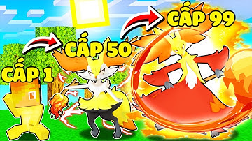 JACK EM BÉ POKEMON CÁO LỬA CẤP 1 TIẾN HÓA THÀNH CÁO LỬA CẤP 99 TRONG MINECRAFT*POKEMON LỬA FENNEKIN