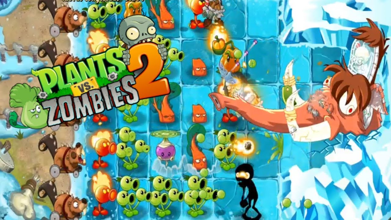 INCINERAMOS AL DR ZOMBIE EN CUEVAS CONGELADAS | Plants vs zombies 2 ...