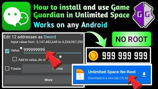 كيفية تثبيت واستخدام تطبيق Game Guardian في مساحة غير محدودة | بدون روت screenshot 5
