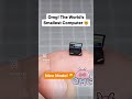 Omg smallest computer in the world  model tiny small funkykit reels viral funkykit