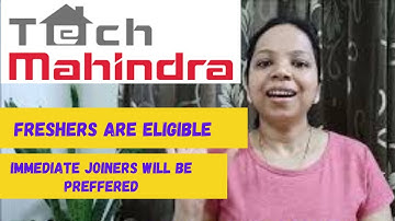 Tech Mahindra hiring |  | Freshers can apply | Immediate joining | Swati Singla | #Shorts