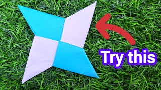 Ninja star 🌟 | How To Make a Paper Ninja Star (Shuriken) - Origami part-14