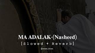 Ma Adalak nasheed slowed and reverb | JK Official