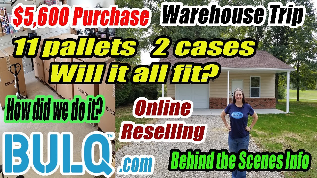 Bulq.Com Pallet Pickup - 11 Pallets 2 Cases, 26 Foot Long Truck - Can We Fit It All In My Space?