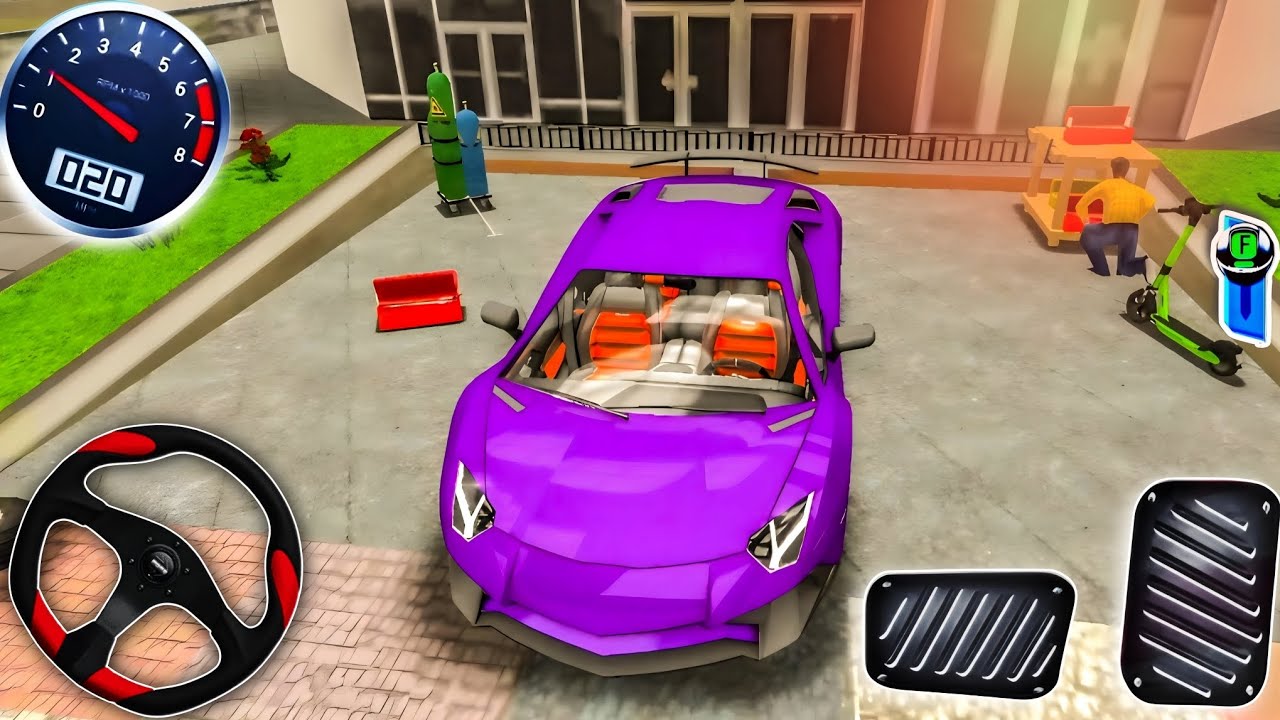 Car Driving 3D School Simulator 3D - Real Multi-Storey Cars Parking 2024 - Android GamePlay