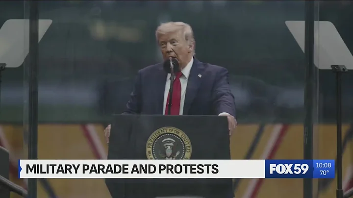 Military parade rolls through DC as ‘No Kings’ protesters across US decry Trump